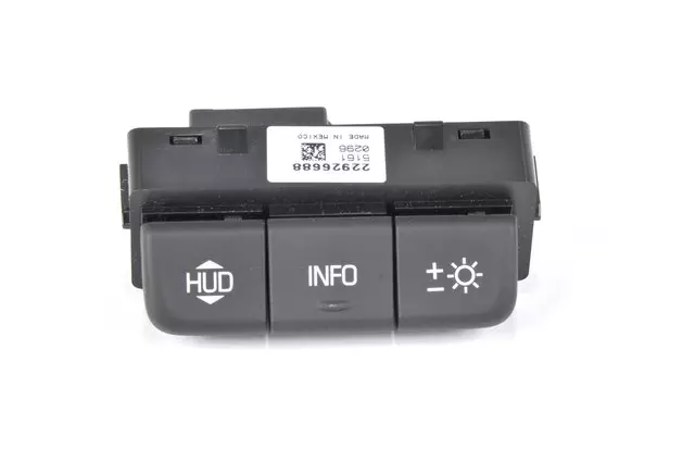 Black Head-Up Display Switch - GM (84428043)