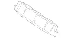 2185051930 - Radiator: Air Ducting for Radiator for Mercedes-Benz Image