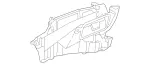 2128300144 - Heating and Ventilation: Housing for Mercedes-Benz Image