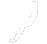 46369265018T92 - Body: Lower Quarter Trim for Mercedes-Benz Image