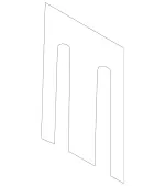 4637250000 - Front Doors: Assembly Plate for Mercedes-Benz Image