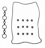 VCS19A - : Engine Valve Cover Gasket for Enginetech Image