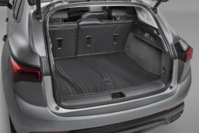 86538267 - Cargo Management: Integrated Cargo Liner in Jet Black with Buick Logo for Buick: Envision Image