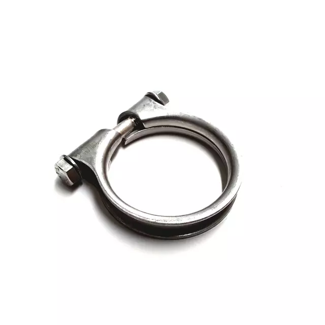 8E0253139 - Exhaust: Exhaust Tail Pipe Clamp for Audi: A4 Quattro, A5, A5 Quattro, A6, A6 Quattro, A7 Quattro, A8 Quattro, allroad, Q5, S4, S5, S6, SQ5 Image