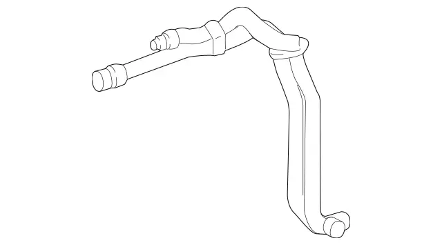 2135010982 - Radiator: Coolant Hose for Mercedes-Benz: E300, E350, E43 AMG, E53 AMG, E63 AMG S, GLC300, GLC43 AMG, GLC63 AMG Image image