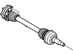4G7Z4K138AA - : 2005-2006 Ford GT - Cv Axle Assembly for Ford: GT Image