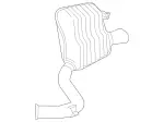 2314900800 - : Exhaust Gas Line, Rear for Mercedes-Benz Image
