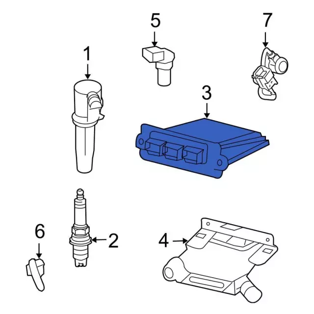 AL8Z12A650AGA - Electrical: ECM for Ford: Escape | Mercury: Mariner Image