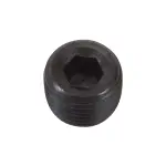 9126 - : Socket Head Pipe Plugs in Black Finish - 1/2" NPT (Single) for Edelbrock Image