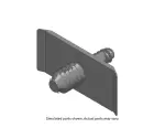 84390003 - : Front and Rear Brake Pipe Clip for GM Image