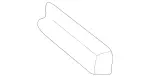 1708310298 - Heating and Ventilation: Seal for Mercedes-Benz: SLK230, SLK320 Image