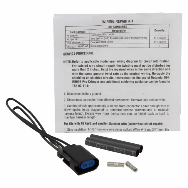 WPT1359 - Electrical, Lighting and Body: Hood Ajar Indicator Switch Connector  for Motorcraft Image