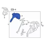 LJ6Z7827865A - Body: Inner Wheelhouse for Ford: Escape Image