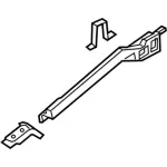 G3GZ16C274B - Body: Upper Rail for Lincoln: Continental Image