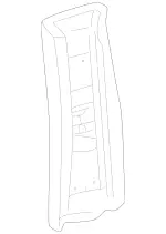 20369025408H87 - Body: Pillar Trim for Mercedes-Benz Image