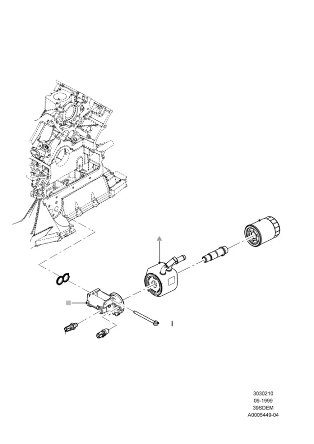 3F1Z12A648A - Electrical: Coolant Temp Sensor for Ford Image
