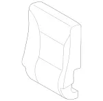 4639200816 - Rear Seat Bench: Padding for Mercedes-Benz Image