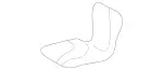 2209880478 - Covering and Lining: Clamp for Mercedes-Benz: S430, S55 AMG Image