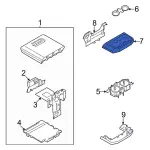 ML3Z1513562DC - Body: Top Cover for Ford Image