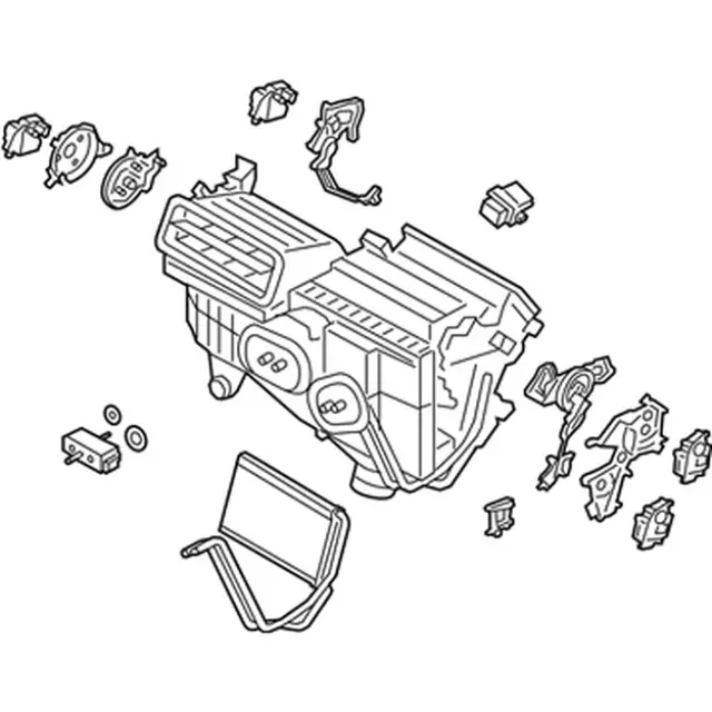 HS7Z19B555AF - HVAC: AC &amp; Heater Assembly for Ford Image