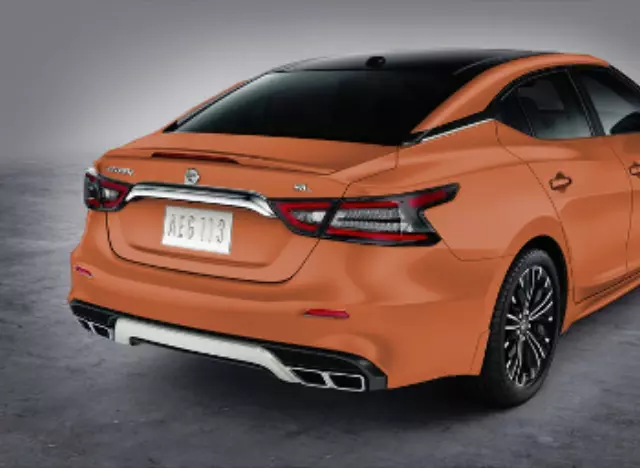 T99J19DJ0A - : Rear Spoiler - Premium EBL - Sunset Drift ChromaFlair ® for Nissan: Maxima Image
