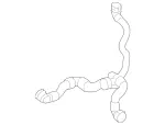2055011691 - Radiator: Coolant Filling Hose for Mercedes-Benz Image