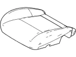 7L9Z7862901AB - Body: Seat Cover for Ford Image