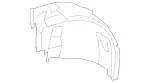 9076845505 - : Rear Fender Liner for Mercedes-Benz: Sprinter 1500, Sprinter 2500, Sprinter 3500, Sprinter 3500XD, Sprinter 4500 Image