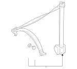 2028601285 - : Seat Belt for Mercedes-Benz Image