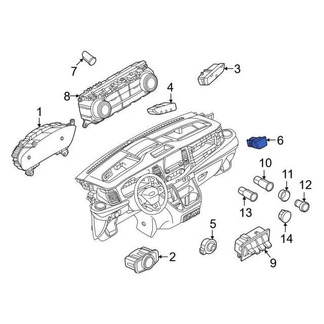 Switch Assembly - Ford (PZ3Z-13350-AA)