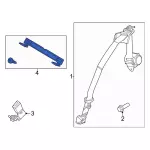 JR3Z63601B28B - : Child Seat Bracket for Ford: Mustang, Mustang Mach-E Image