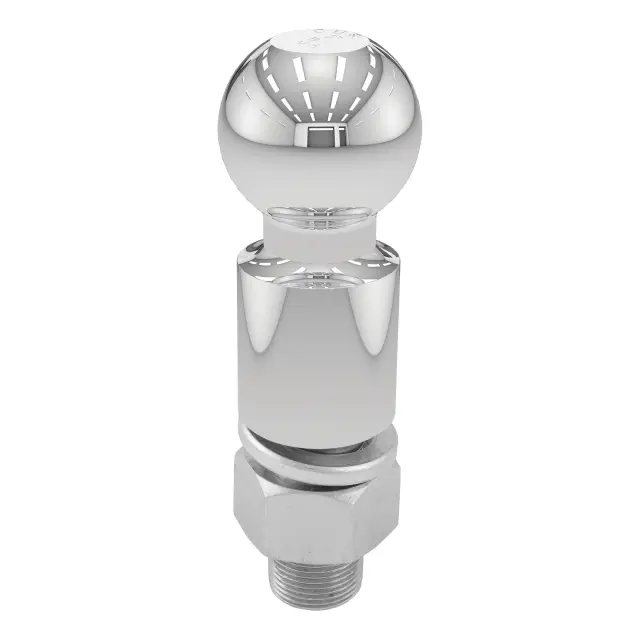 40036 - : 2-5/16" Trailer Ball (1-1/4" x 2-5/8" Shank, 2" Rise, 10,000 lbs., Chrome) for CURT Image