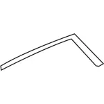 FE8Z5827742A - Body: Upper Molding for Ford Image image