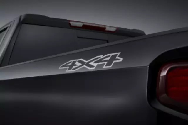 85146630 - : Bedside 4x4 Decal - Matte Black for GM Image