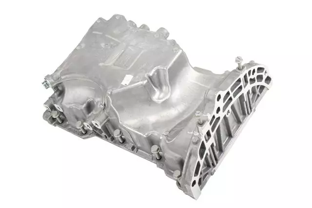 12666374 - : Engine Oil Pan for Buick: Enclave, LaCrosse | Cadillac: SRX | Chevrolet: Captiva Sport, Equinox, Impala, Impala Limited, Malibu, Traverse | GMC: Acadia, Terrain | Pontiac: G6, Torrent | Saab: 9-4X | Saturn: Aura, Outlook, Vue | Suzuki: XL-7 Image