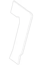 16692300228T45 - Body: Seat Back Panel for Mercedes-Benz Image