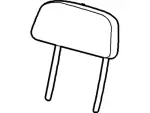 1L2Z78611A08AAB - Body: Headrest for Ford: Explorer Image