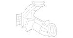 2178300424 - Body: Air Outlet Duct for Mercedes-Benz Image