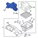 ML3Z9B659D - : 2021-2023 Ford F-150 - Inlet Tube for Ford: F-150 Image