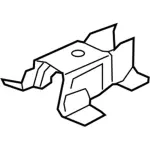 JR3Z6311130A - : Heat Shield for Ford: Mustang Image