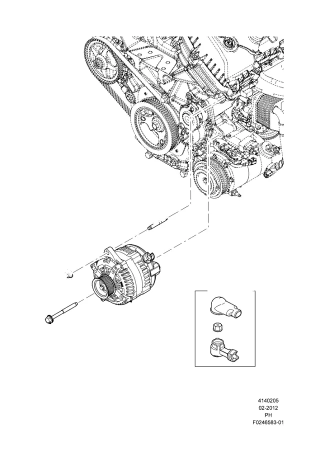 GB5Z10346C - Electrical: Alternator for Ford Image