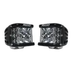 262113 - : D-SS PRO Side Shooter, Flood Optic, Surface Mount, Black Housing, Pair for Rigid Industries Image