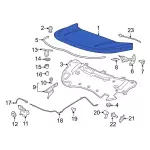 KT4Z16612B - : Hood for Ford: Edge | Lincoln: MKZ Image