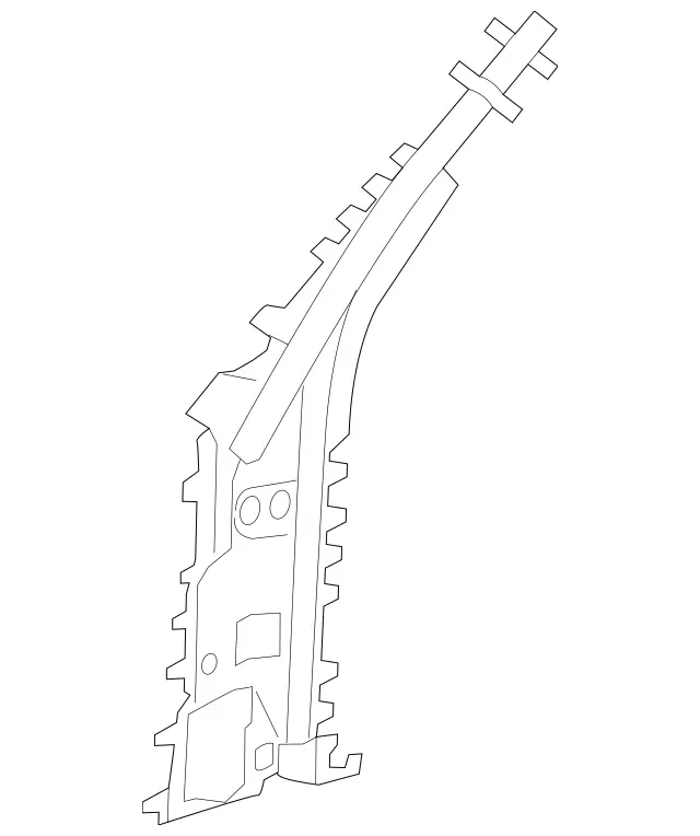 2386304700 - Side Panels: Reinforcement for Mercedes-Benz: E400, E450, E53 AMG Image image