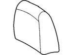 DE9Z74501A04BB - Body: Headrest Cover for Lincoln: MKT Image