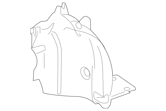 2386911800 - Attachment Parts: Wheel House Covering for Mercedes-Benz: E300, E400, E43 AMG, E450, E53 AMG Image image