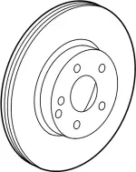 D02065DL0CNW - : Value Advantage™ ROTOR-DISC BRAKE,FRONT for INFINITI: QX30 Image