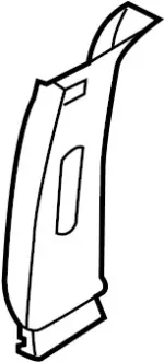 76913CR000 - Body: Center Pillar Trim for Infiniti Image