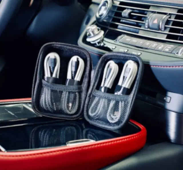 PT97648230 - Audio/Video: Lexus Quick Charge Cables for Lexus: ES250, ES300h, ES350, IS300, IS350, IS500, LC500, LC500h, LS500, LS500h, LX600, LX700h, NX250, NX350, NX350h, NX450h+, RC F, RC300, RC350, RX350, RX350h, RX450h+, RX500h Image