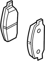 D4M60JL00E - : Brake Pads for Infiniti Image